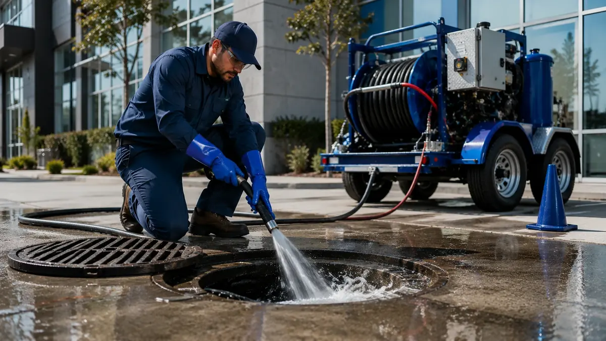 Commercial Hydro Jet Drain Cleaning in Kerman
