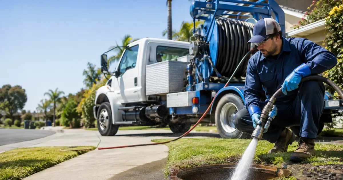 Hydro jet sewer cleaning Kerman