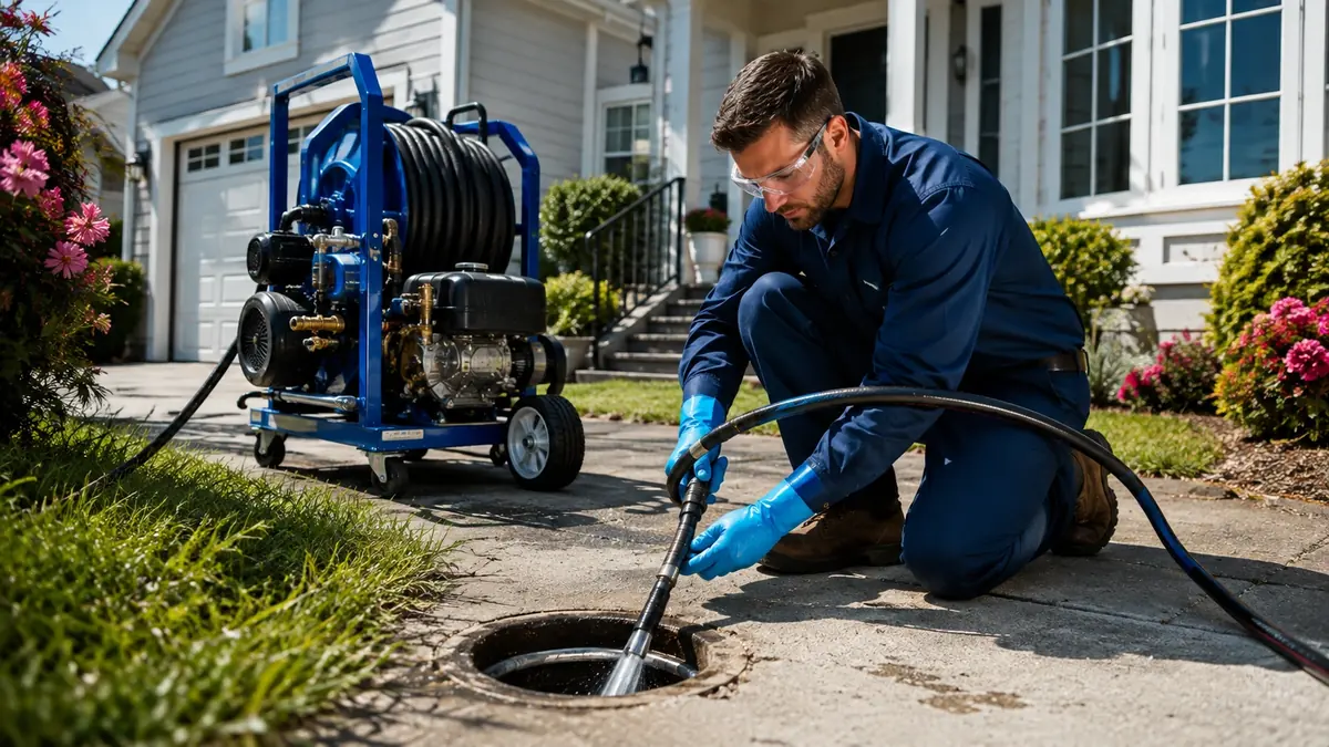 Residential Hydro Jet Drain Cleaning in Kerman