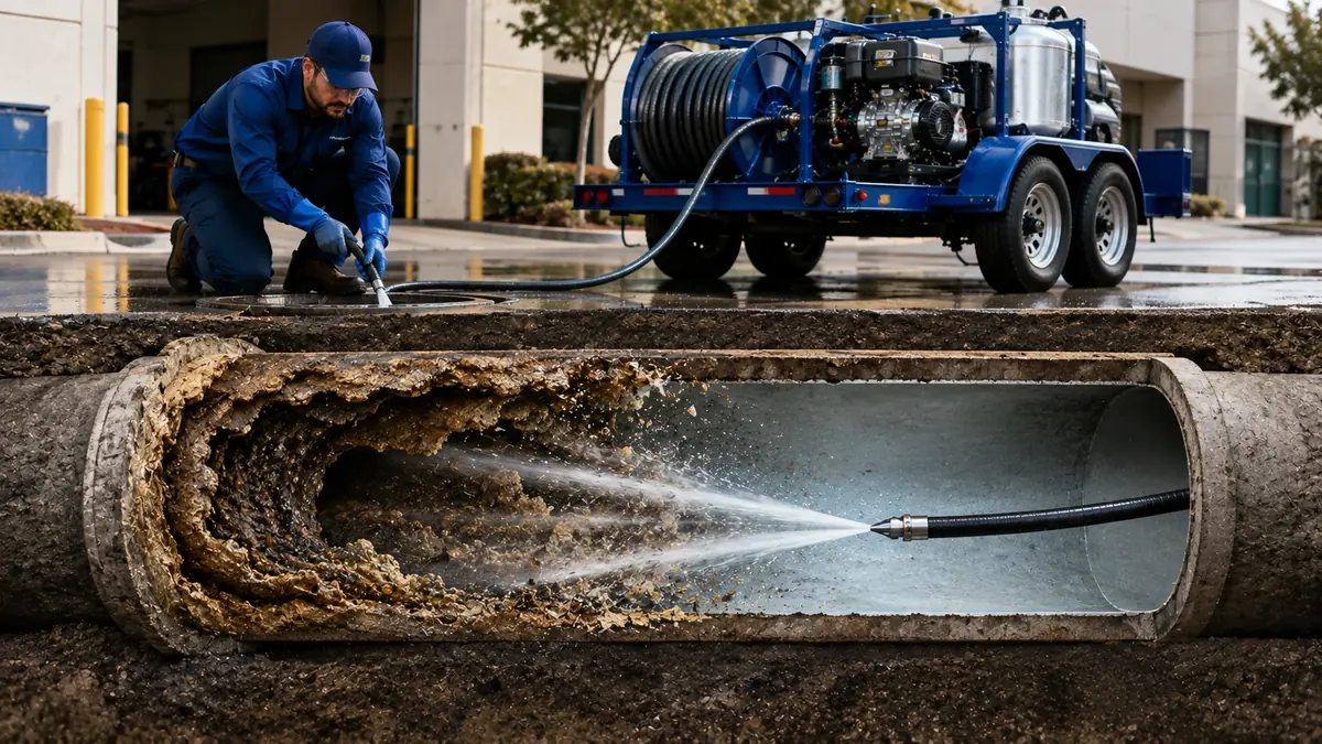 Sewer Pipe Descaling in Kerman